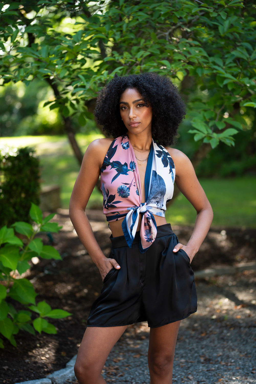 Wear the Wild Silk Square Scarf