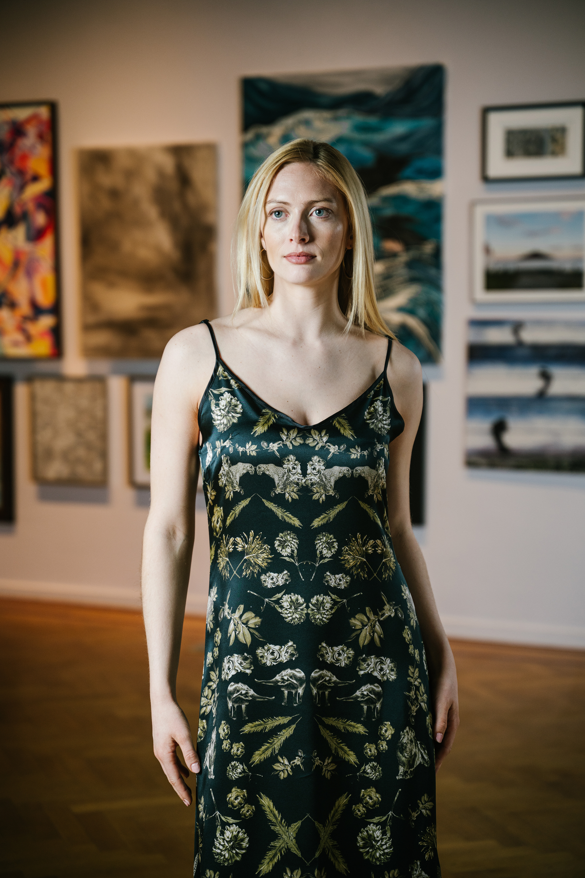 Ulusaba Nocturne Silk Slip Dress