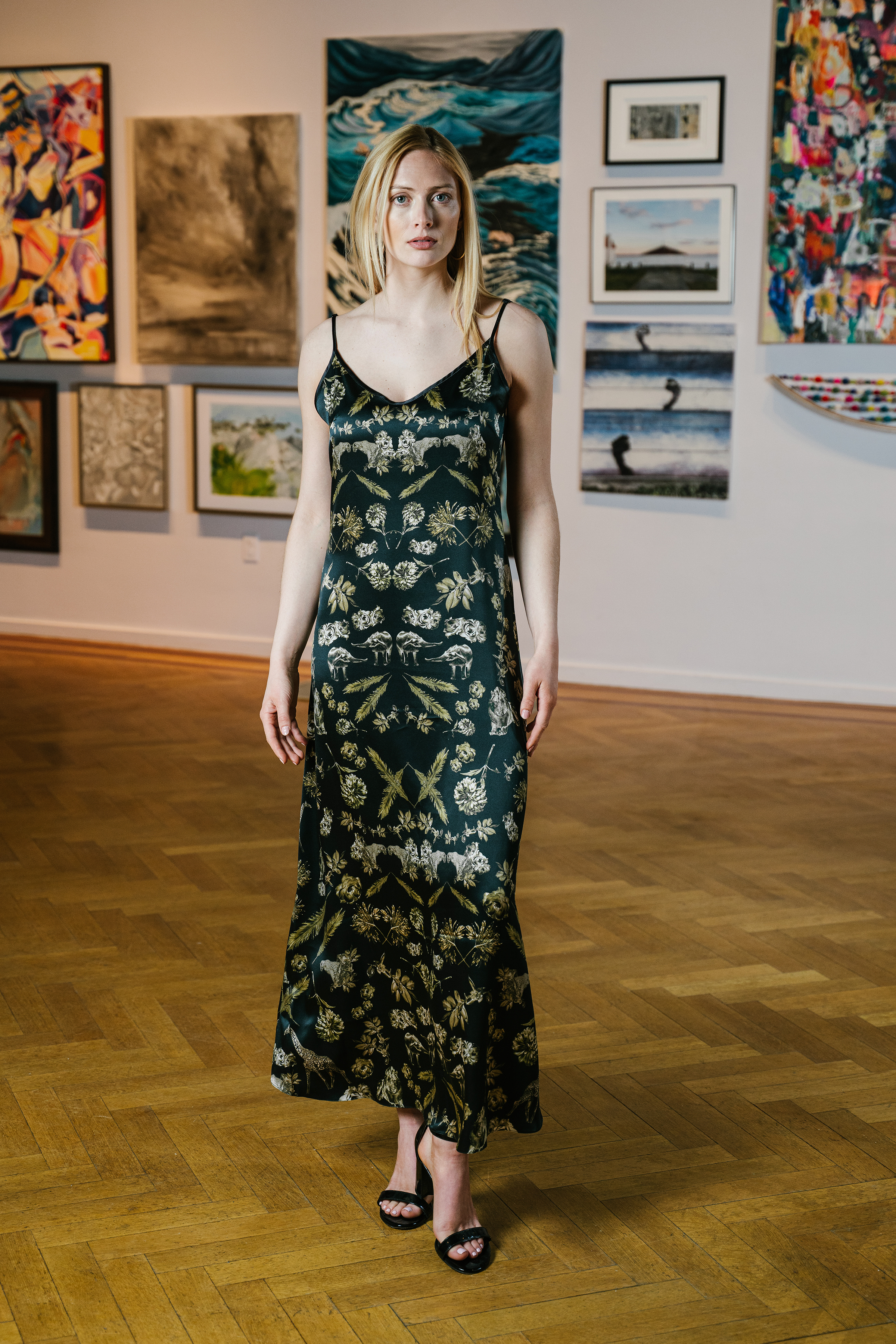 Ulusaba Nocturne Silk Slip Dress