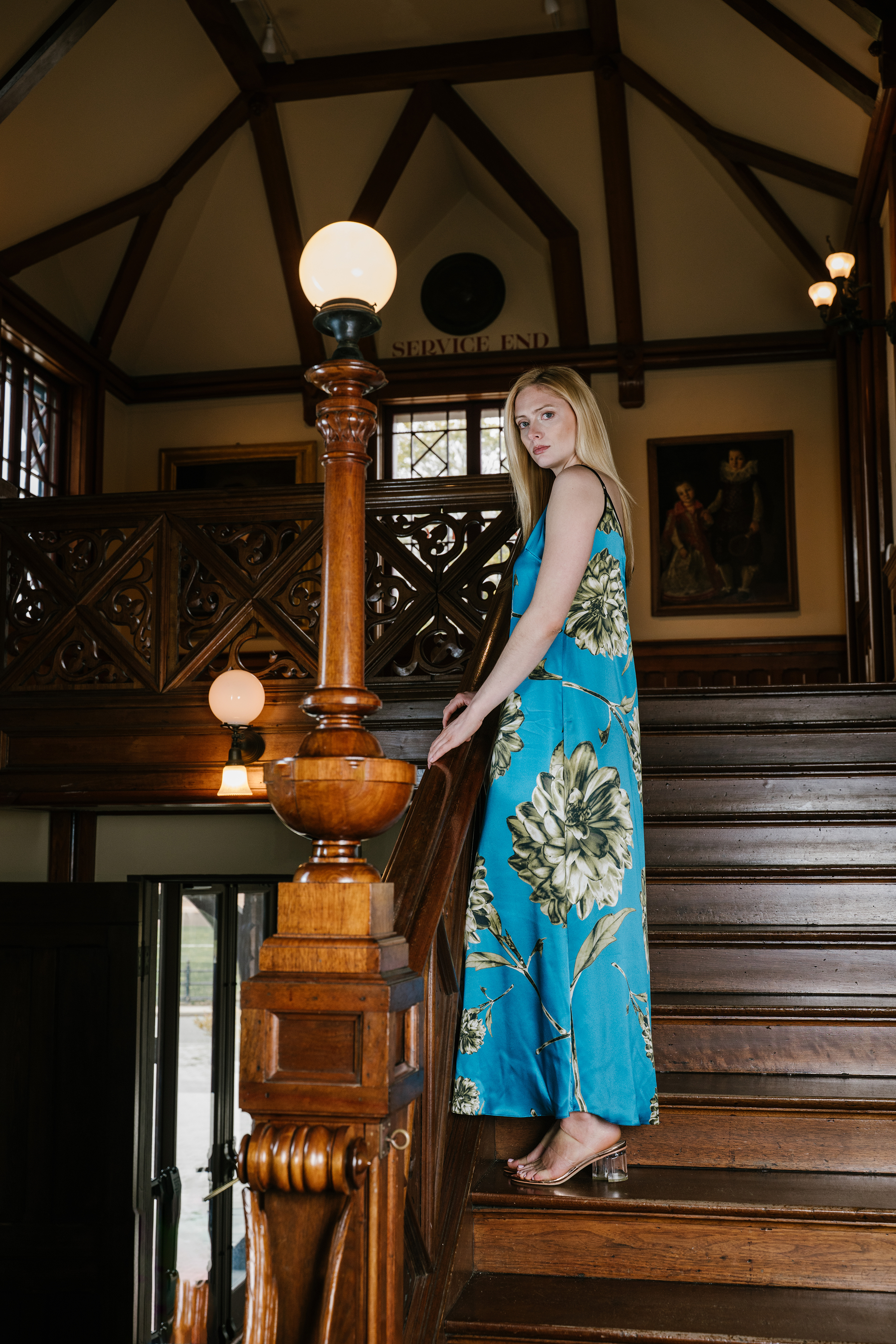 Solea Bloom Silk Slip Dress