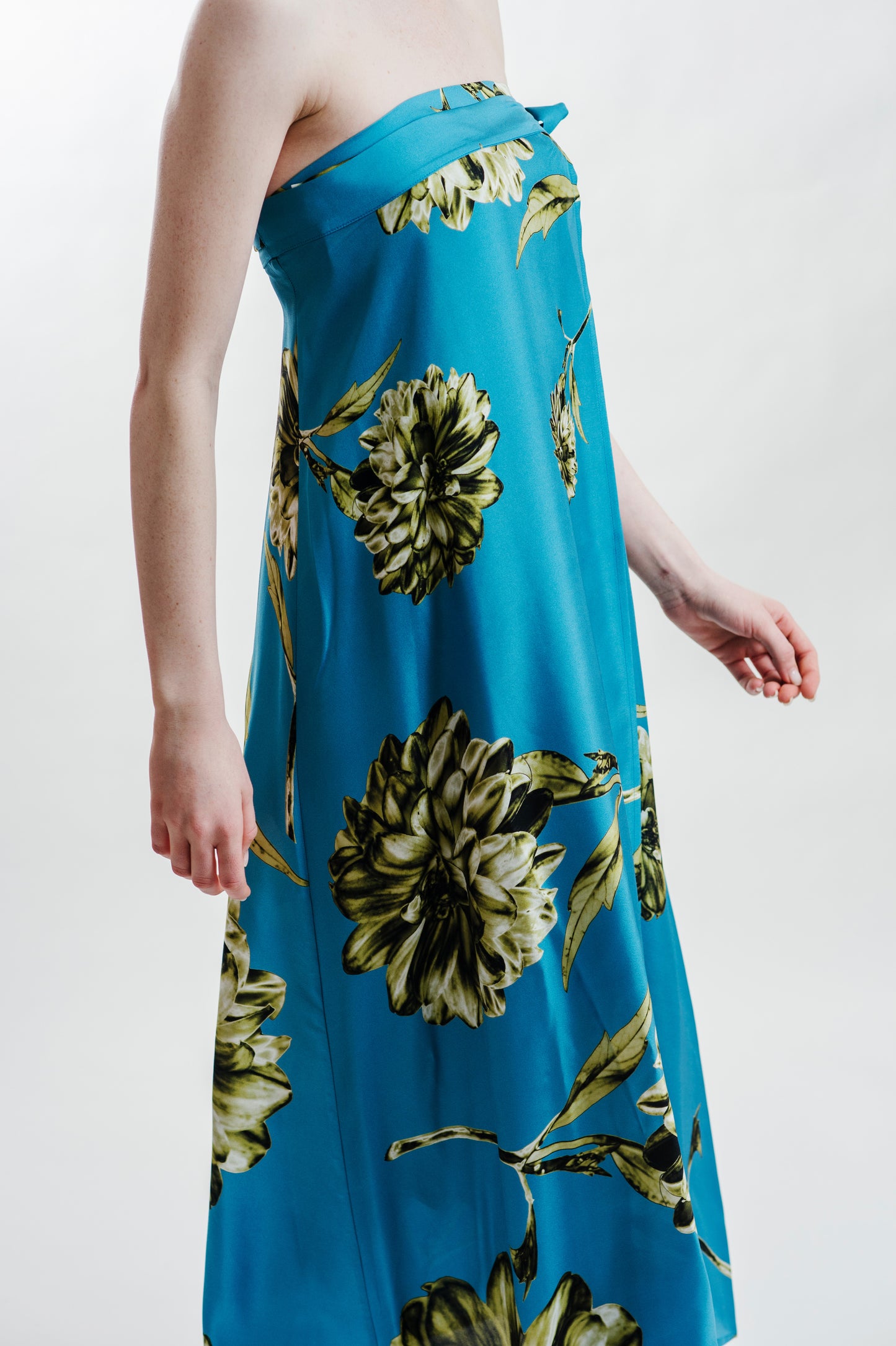 Imbali Silk Twill Wrap Skirt