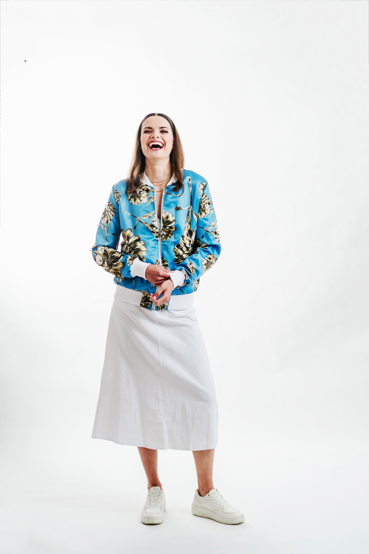 Imbali Satin Bomber Jacket