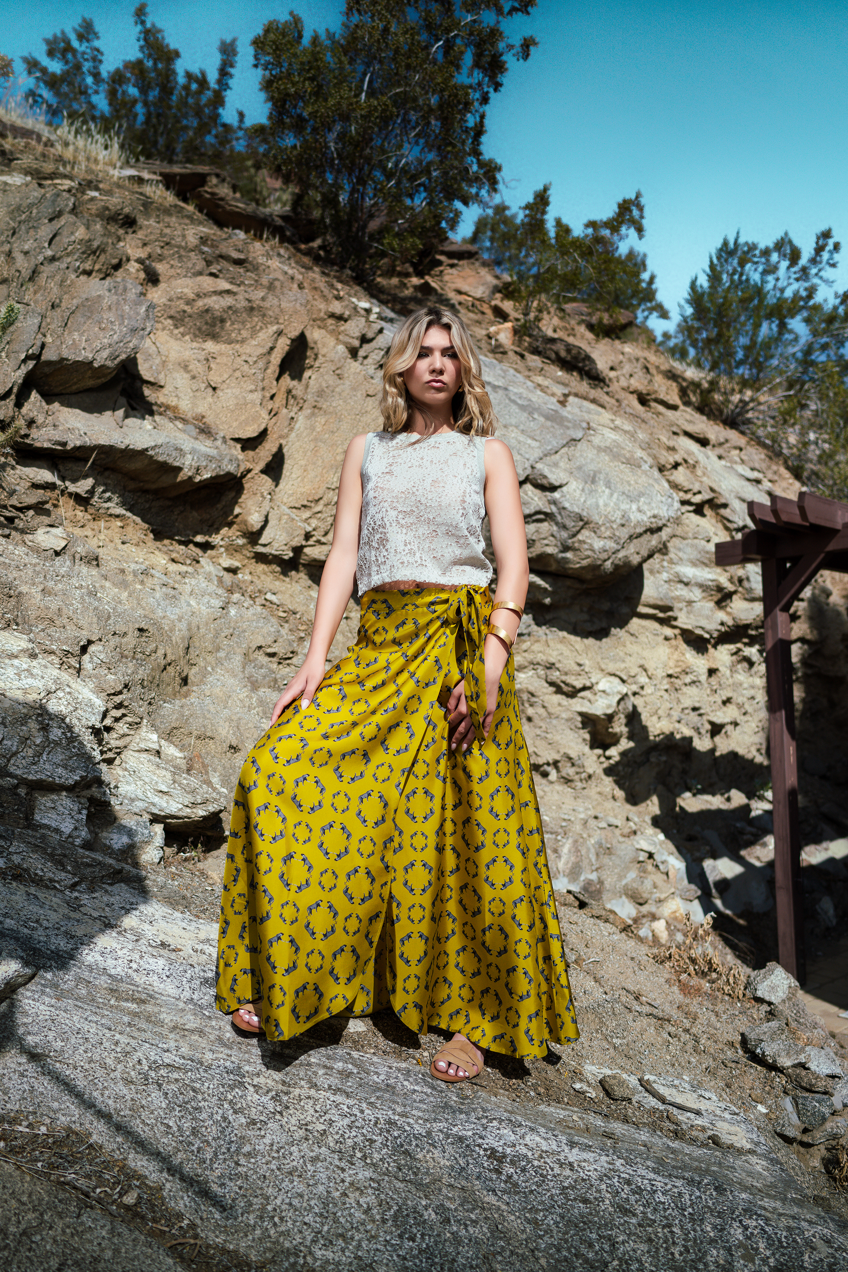 Silk Wrap Skirts
