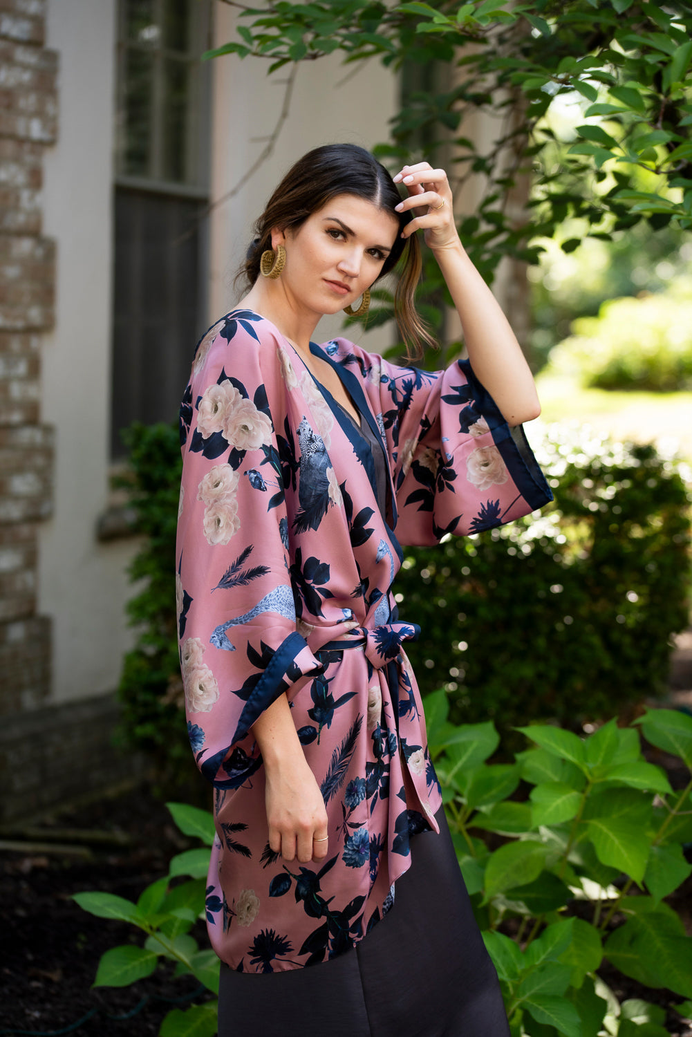 Beautiful // Brutality Silk Kimono