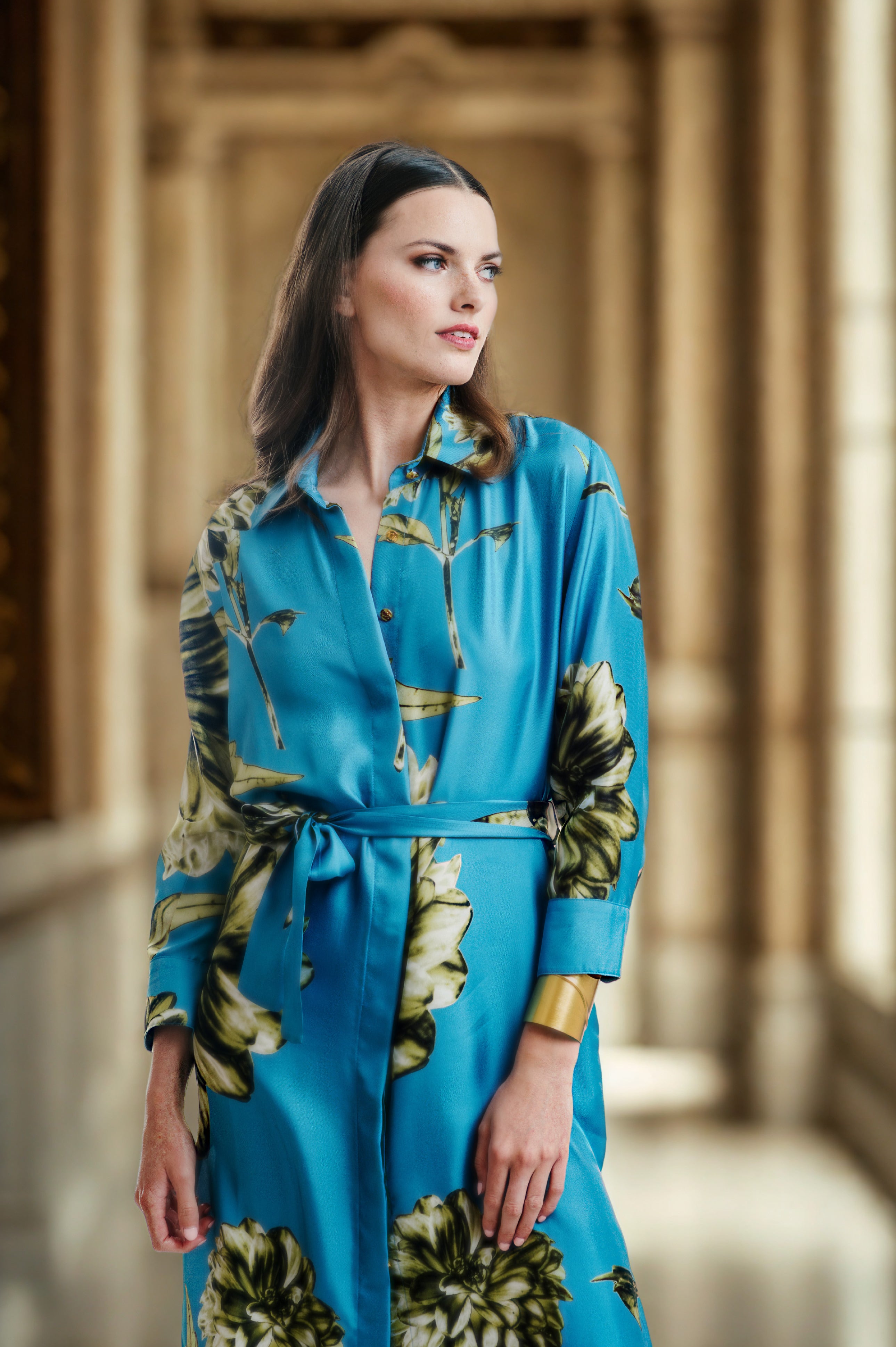 Solea Bloom Shirt Dress