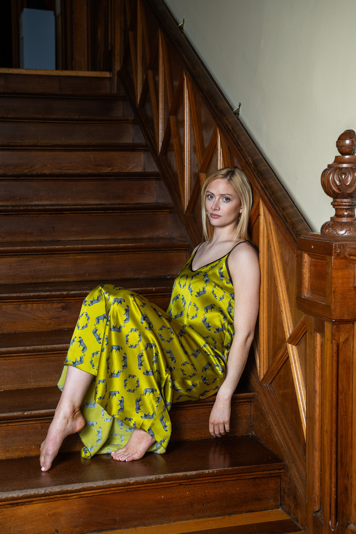 Kendalle Bennett silk garment detail