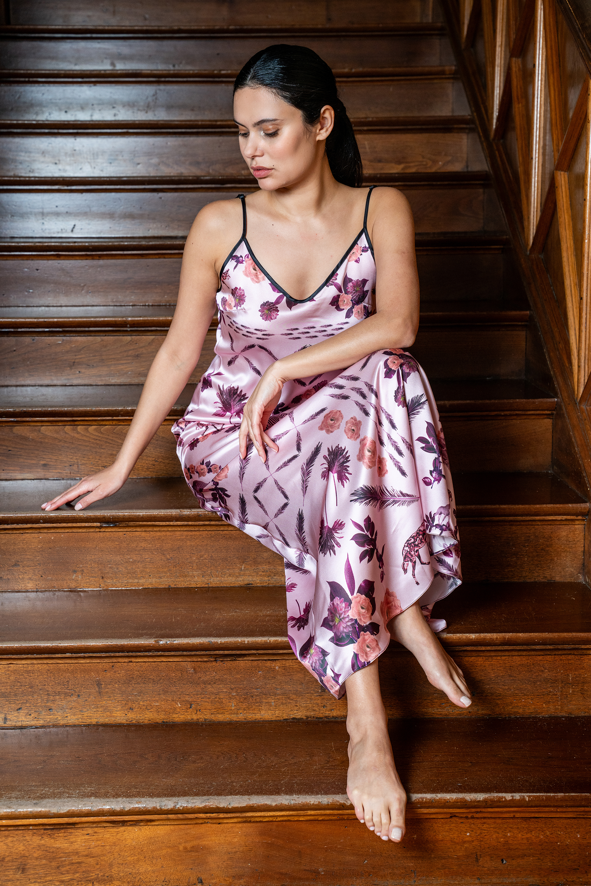 Zara Silk Slip Dress