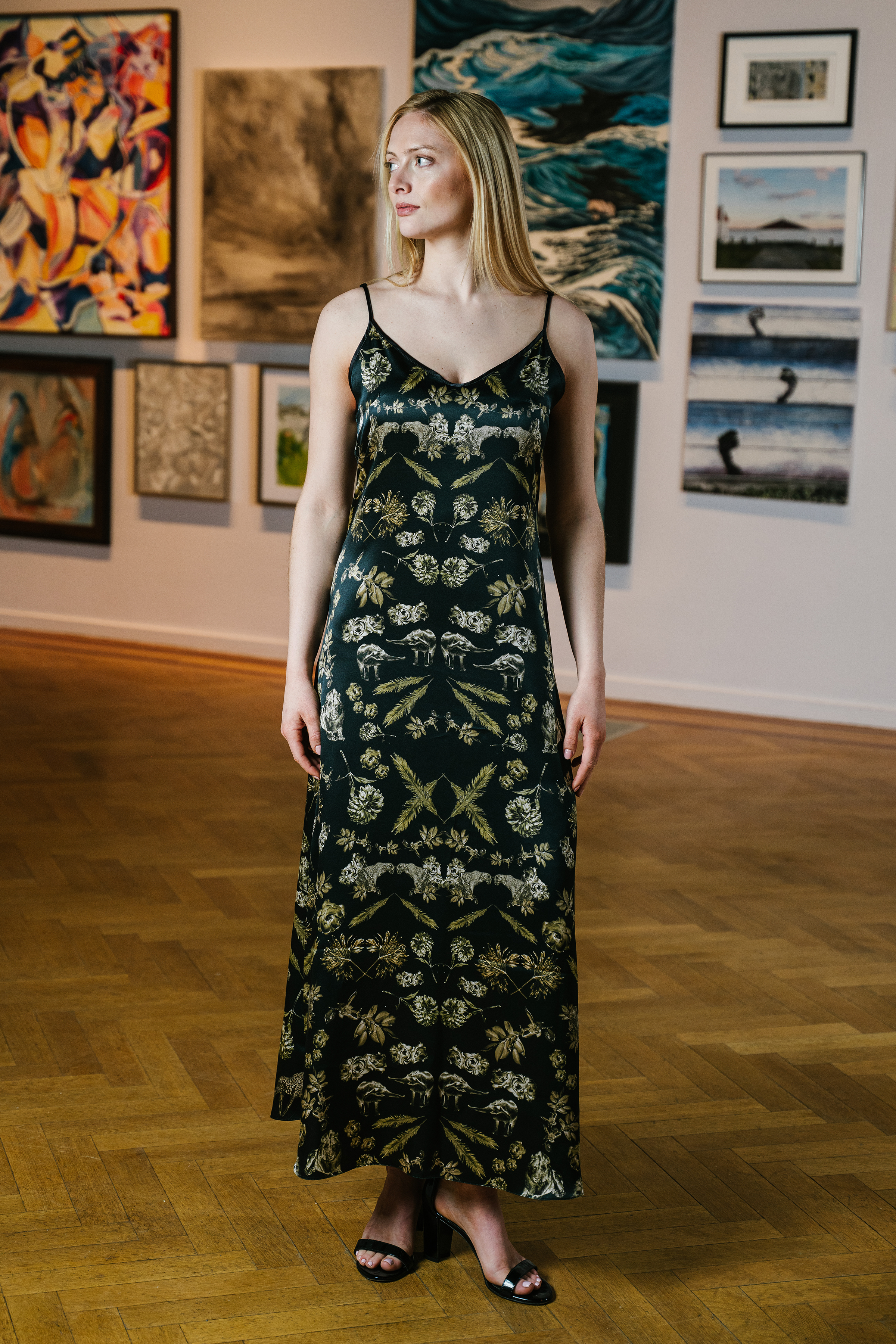 Ulusaba Nocturne Silk Slip Dress